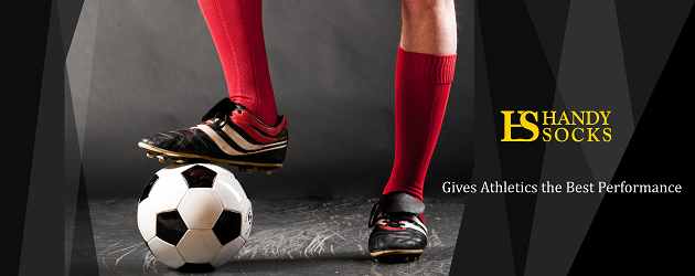 Compression sport socks with a combination of support and cushioning.